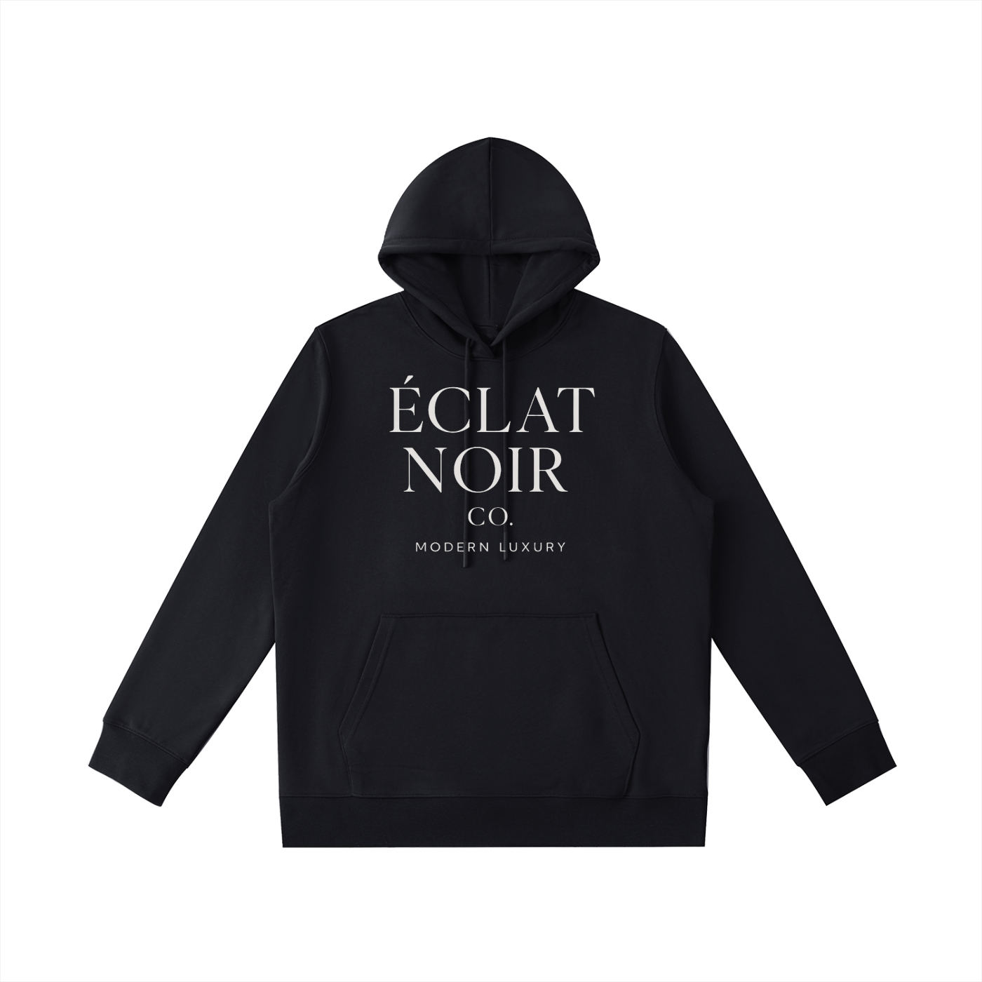 Eclat Noir Essential Oversized Hoodie